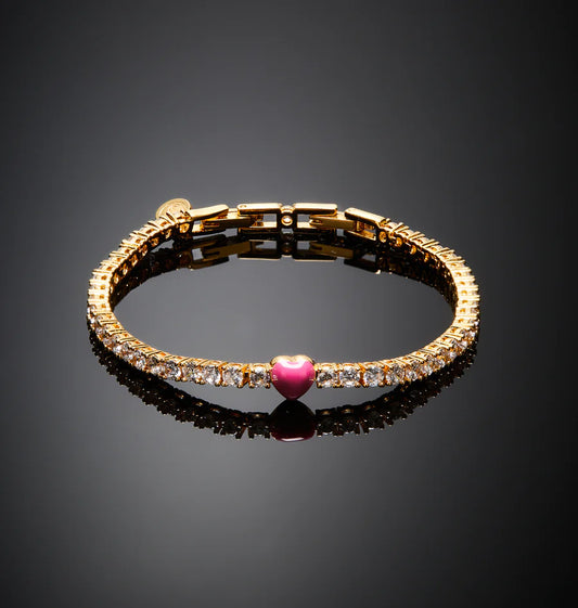 J19awd08 Cuoricinoneon Bracelet Fuchsia.1 900x