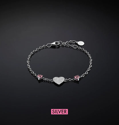 J19axd13 Silver Bracciale Pink.1