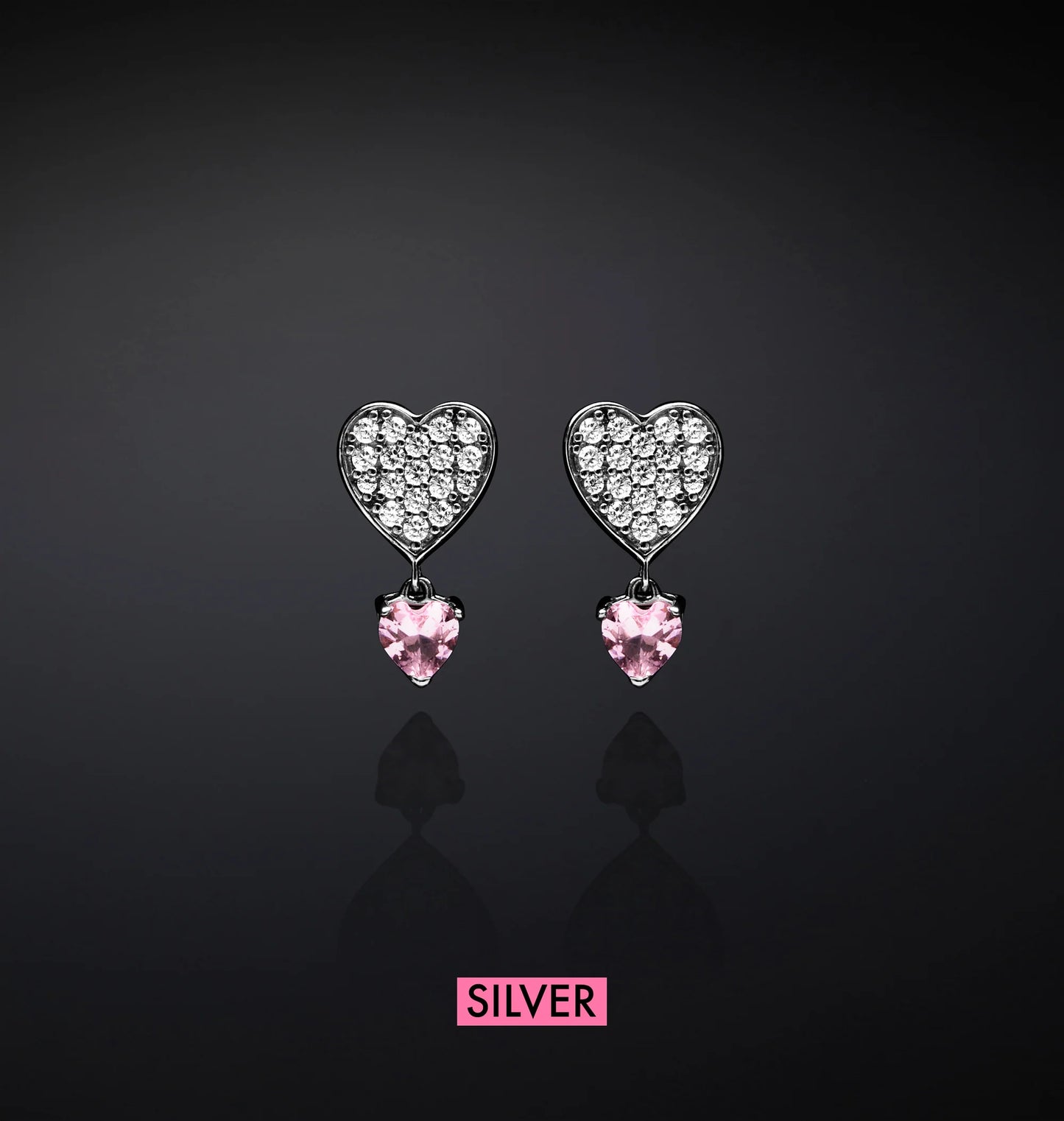 J19axd14 Silver Orecchini Pink.1