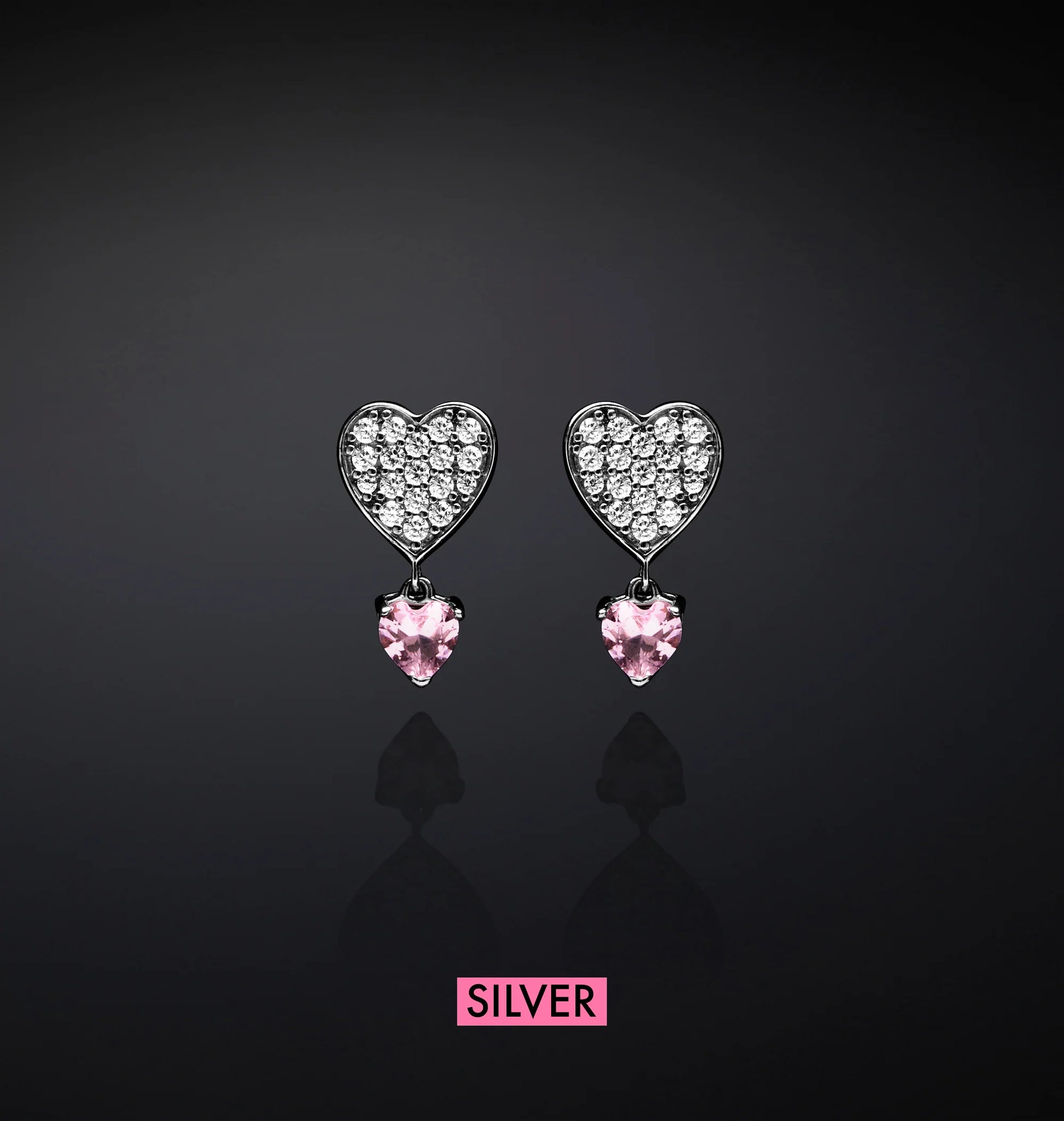 J19axd14 Silver Orecchini Pink.1