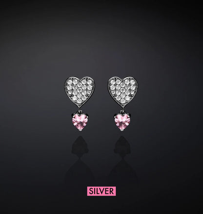 J19axd14 Silver Orecchini Pink.1