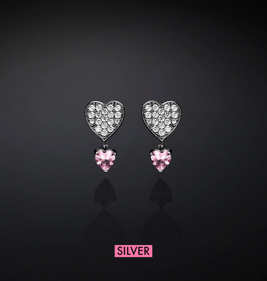 J19axd14 Silver Orecchini Pink.1