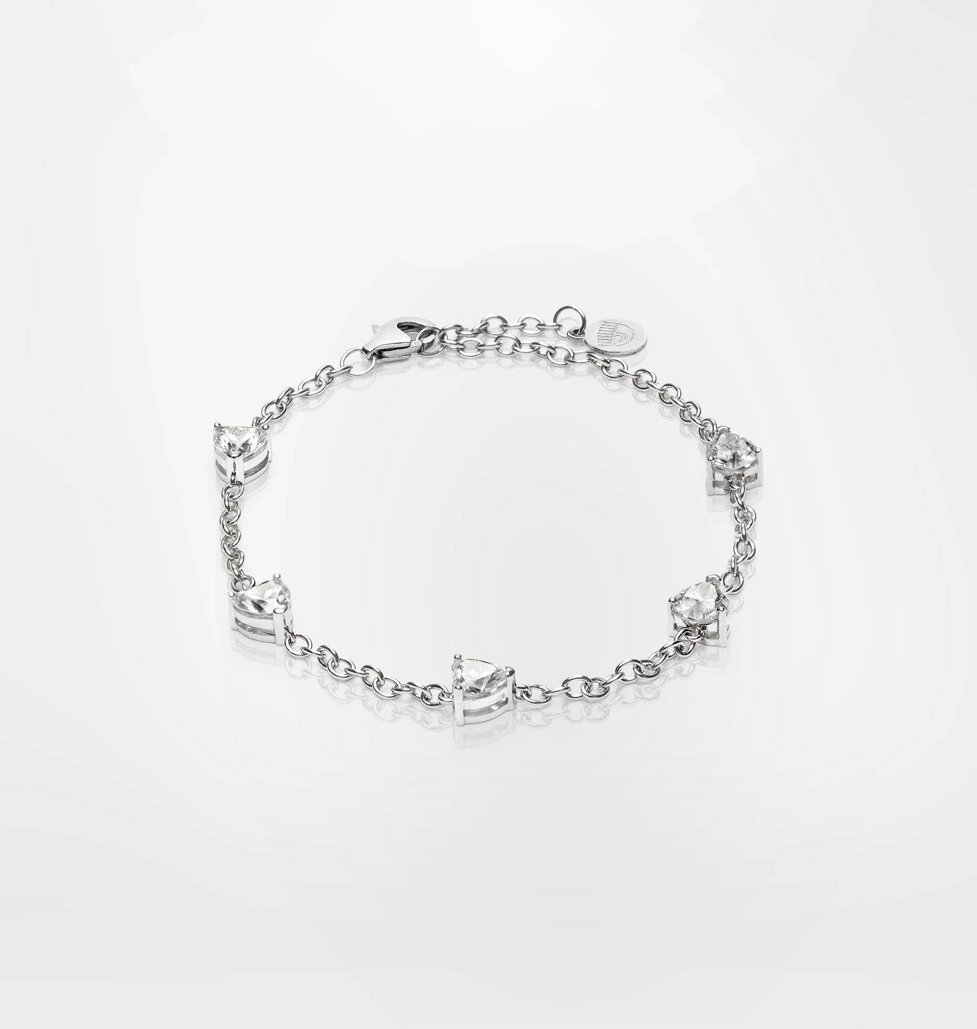 J19axd18 Silver Bracciale White.1