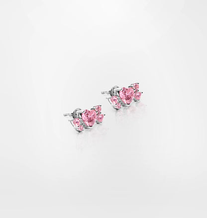 J19axd25 Silver Orecchini Pink.1