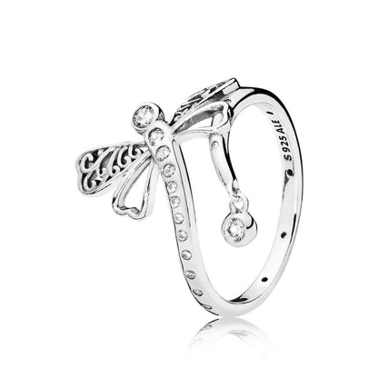 Anello Pandora Libellula Sognante 197093CZ