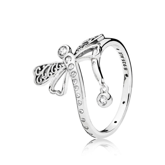 Anello Pandora Libellula Sognante 197093CZ