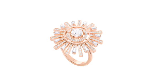 Anello Swarovski Cocktail Sunshine