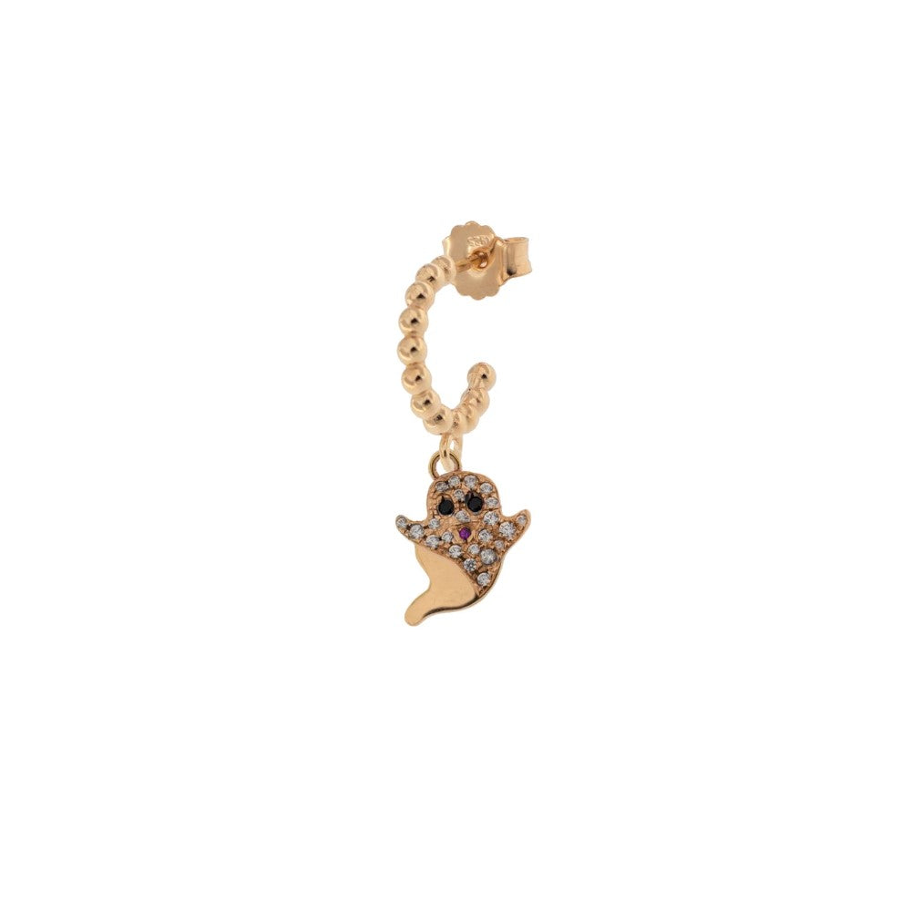 Mono Orecchino Rue Des Mille Cerchietto Con Zirconi - Fantasmino ORZ-007 fant