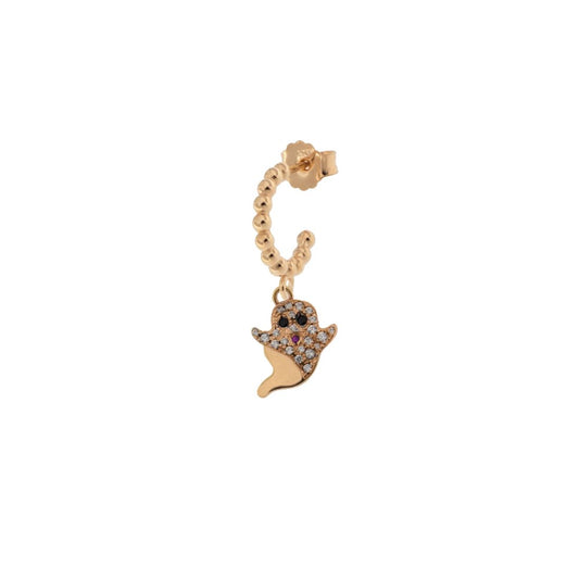 Mono Orecchino Rue Des Mille Cerchietto Con Zirconi - Fantasmino ORZ-007 fant