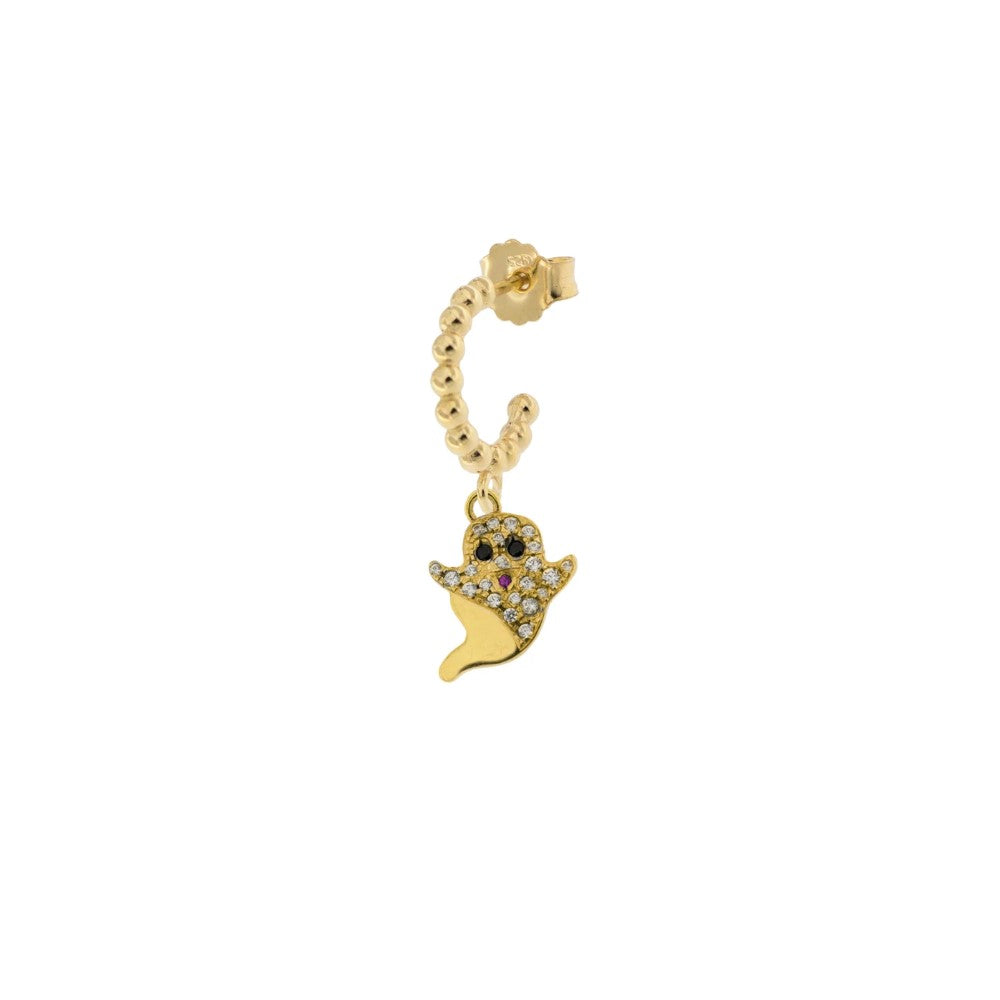 Mono Orecchino Rue Des Mille Cerchietto Con Zirconi - Fantasmino ORZ-007 fant