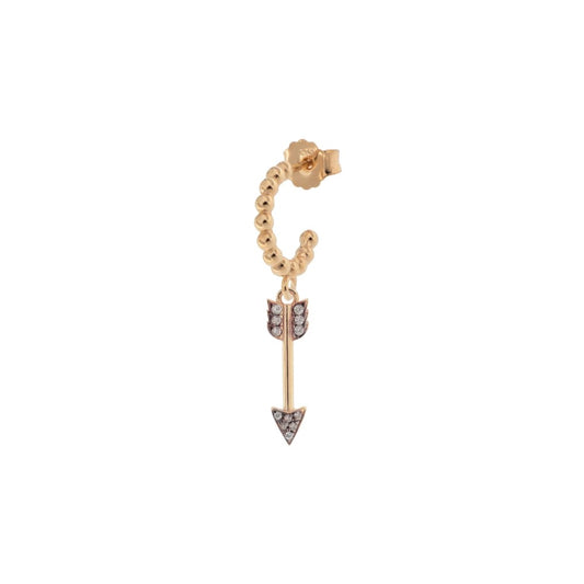 Mono Orecchino Rue Des Mille Cerchietto Con Zirconi - Freccia BRZ-007 FRE