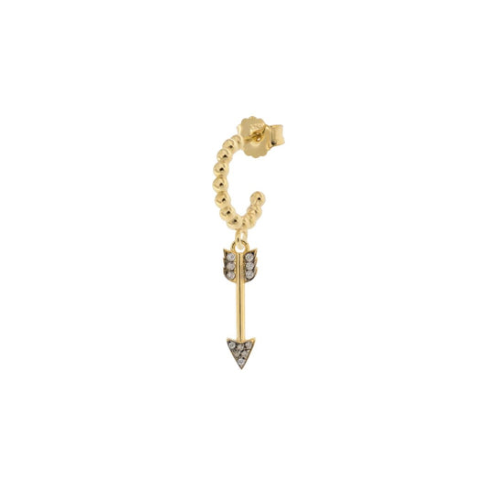 Mono Orecchino Rue Des Mille Cerchietto Con Zirconi - Freccia BRZ-007 FRE