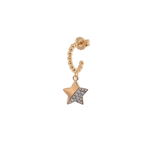 Mono Orecchino Rue Des Mille Cerchietto Con Zirconi - Stella ORZ-007-STE-AU