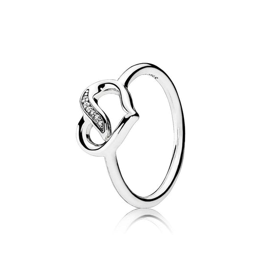 Pandora Ribbons of Love Ring 191022CZ