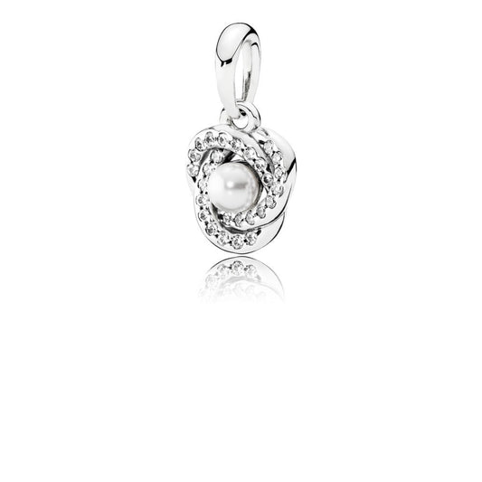 Charm Pendente Pandora Nodo D'Amore Luminoso 390401WCP