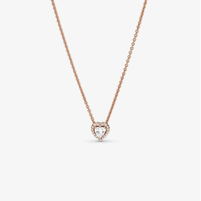 Collana Pandora Con Cuore In Rilievo Scintillante 388425C01-45