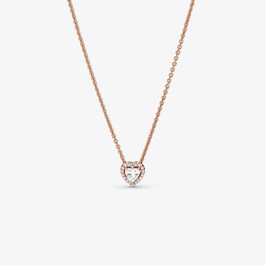 Collana Pandora Con Cuore In Rilievo Scintillante 388425C01-45