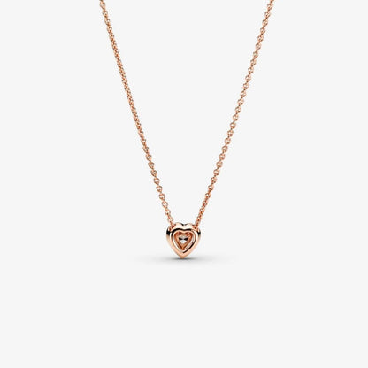 Collana Pandora Con Cuore In Rilievo Scintillante 388425C01-45