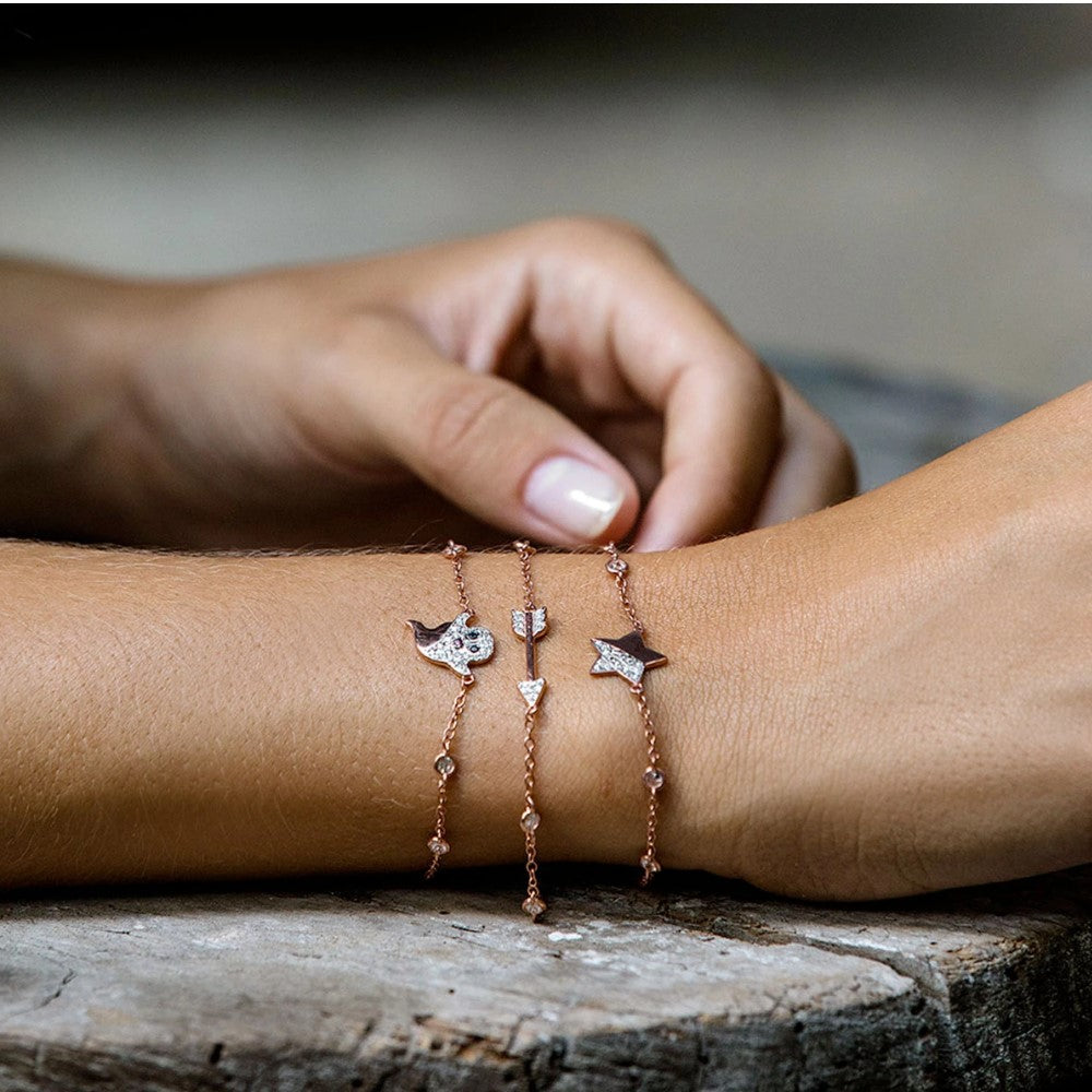 Rue Des Mille Bracelet Arrow Zircons BRZ-007 FRE