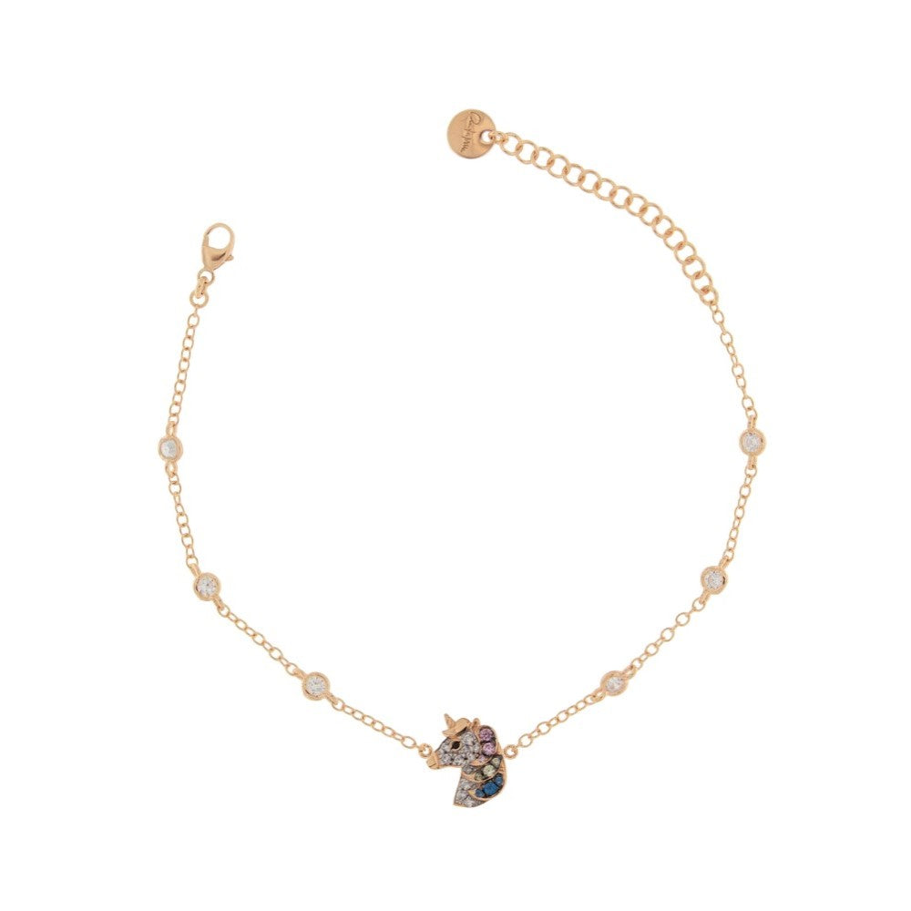 Rue Des Mille Unicorn Zirconia Bezel Bracelet BRZ-007-UNI