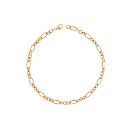 Rue Des Mille Vintage Alternating Link Bracelet BRZ-007-BASE