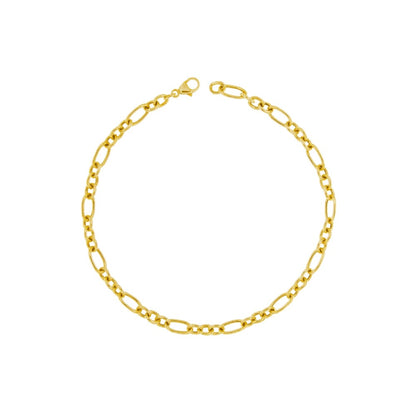 Rue Des Mille Vintage Alternating Link Bracelet BRZ-007-BASE