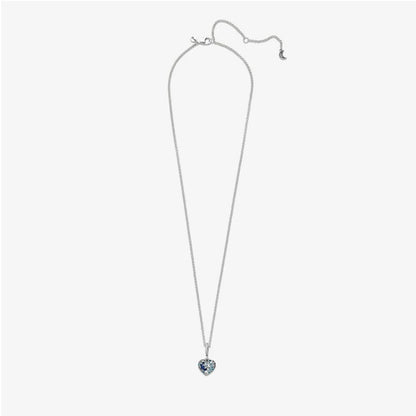 Pandora Necklace with Heart, Stars and Blue Moon Sparkling 399232C01-50