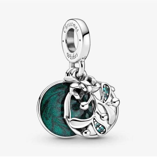 Charm Pendente Pandora Vischio Natalizio 799229C01