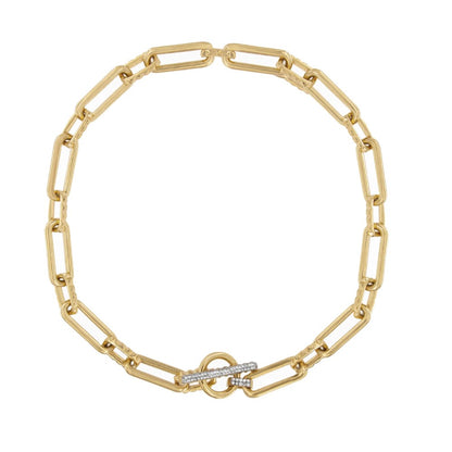 Girocollo Rue Des Mille Catena Link T-bar GRZ-008 TB