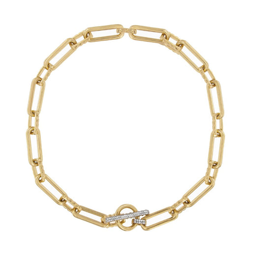 Girocollo Rue Des Mille Catena Link T-bar GRZ-008 TB