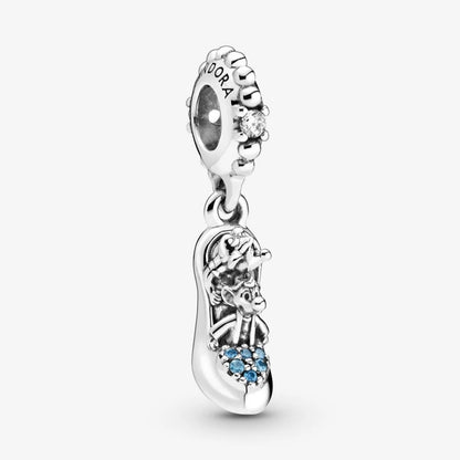Pandora Disney Cinderella's Glass Slipper and Mice Pendant Charm 799192C01