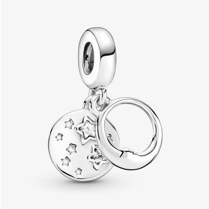 Pandora Sleeping Stars and Moon Pendant Charm 799242C01