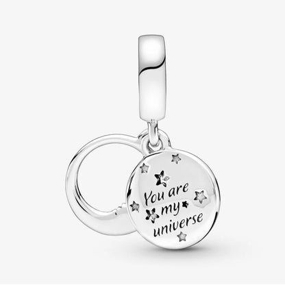 Pandora Sleeping Stars and Moon Pendant Charm 799242C01