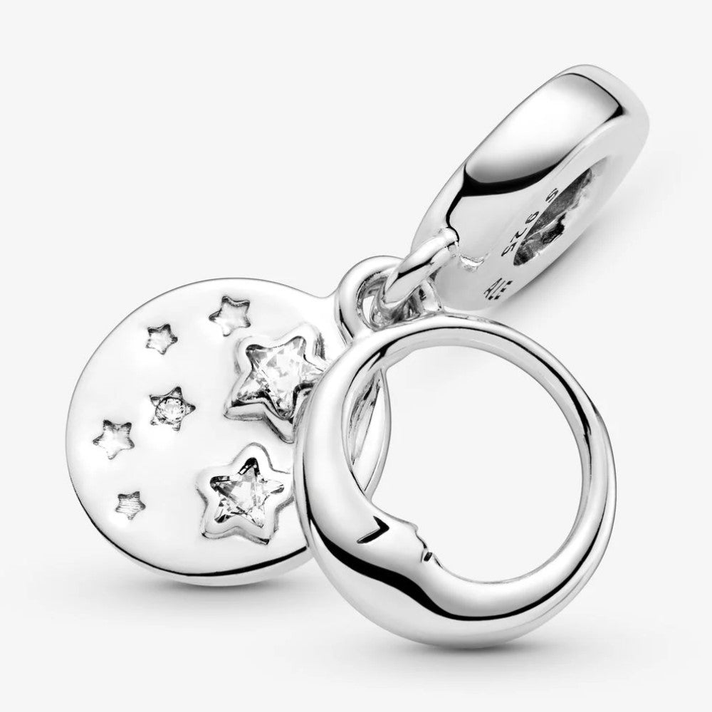 Pandora Sleeping Stars and Moon Pendant Charm 799242C01