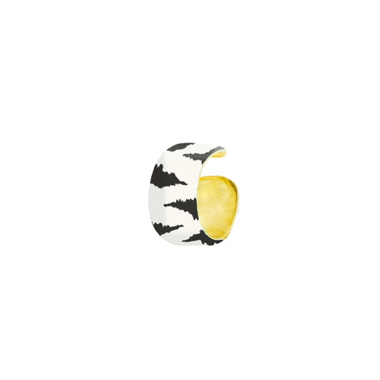 Earcuff Rue Des Mille Fascia Grande - Smalto Zebrato EARJ-02 Z