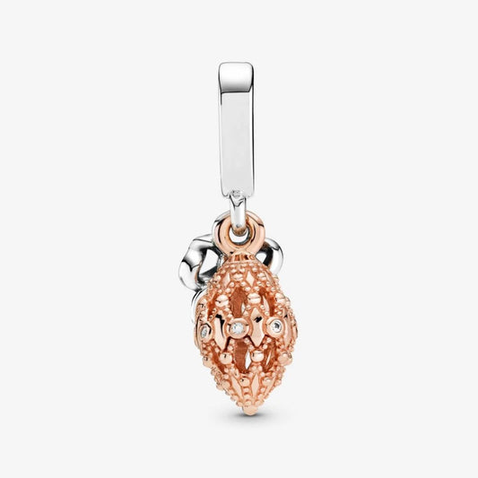 Charm Pendente Pandora Ornamento Natalizio Bicolore 789170C01