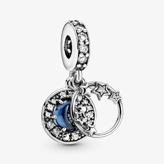 Charm Pendente Pandora Stelle e Luna Crescente con Cielo Notturno 799216C01