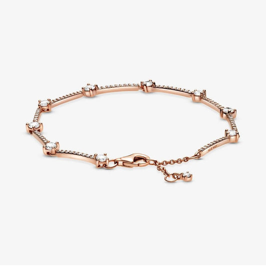 Bracciale Pandora Barre Scintillanti con Pavé 589217C01