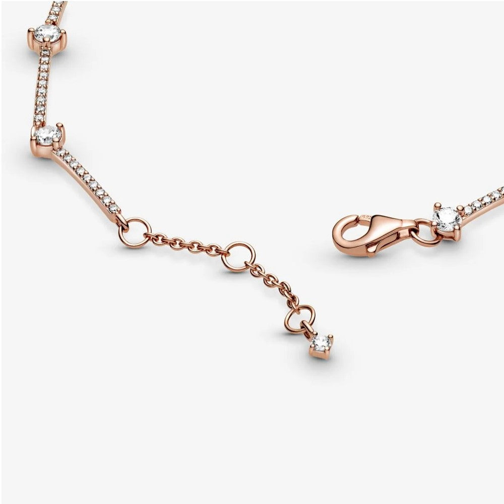Bracciale Pandora Barre Scintillanti con Pavé 589217C01