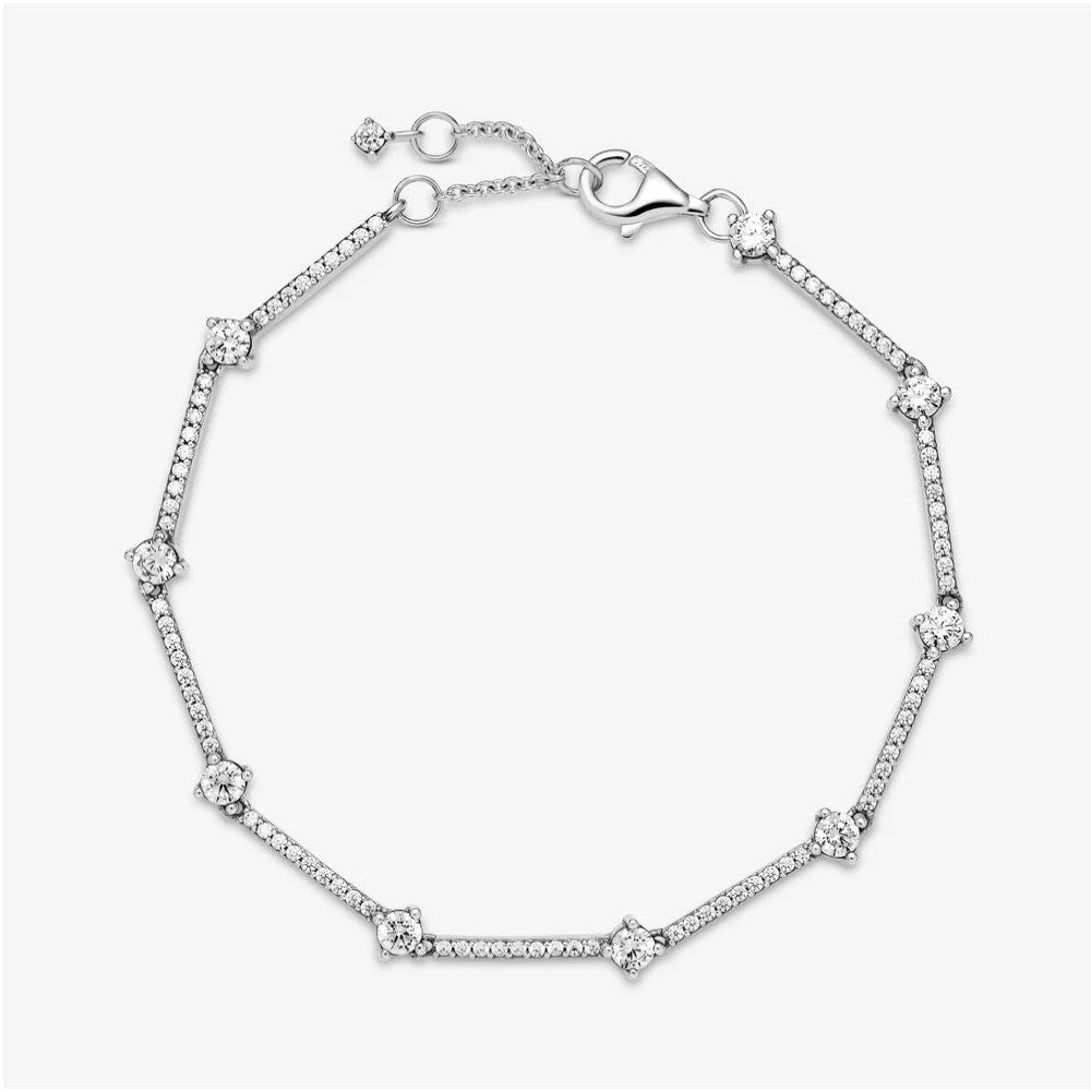 Pandora Sparkling Bars and Pavé Bracelet 599217C02