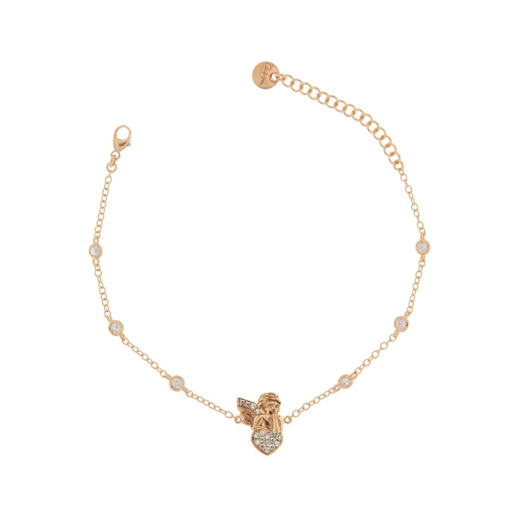 Rue Des Mille Bracelet with Zirconia Angel Settings BR-1-SOG_angel