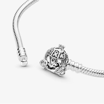 Bracciale Pandora Disney Pandora Moments con Chiusura con Carrozza a Forma di Zucca di Cenerentola 599190C01