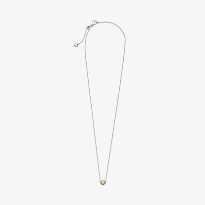 Pandora Golden Dome Heart Necklace 399399C00-45