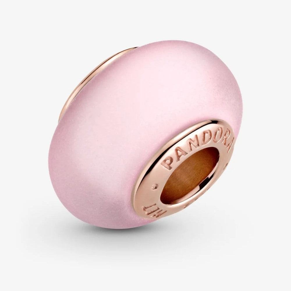 Charm Pandora in Vetro di Murano Rosa Opaco 789421C00