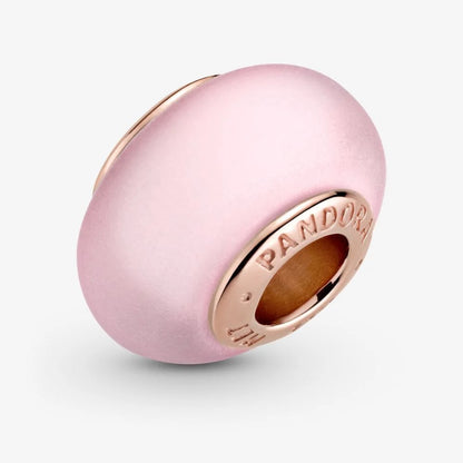 Charm Pandora in Vetro di Murano Rosa Opaco 789421C00