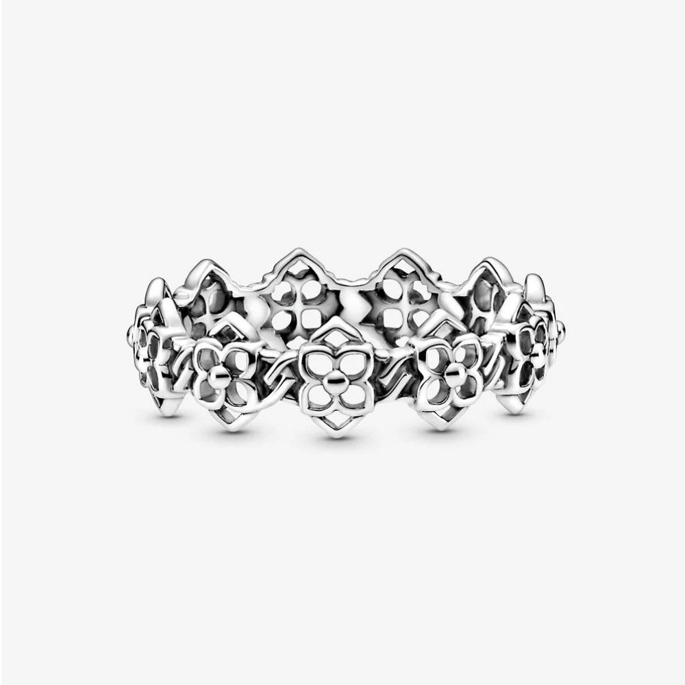 Anello Pandora a Fascia Petali di Rosa 199401C00