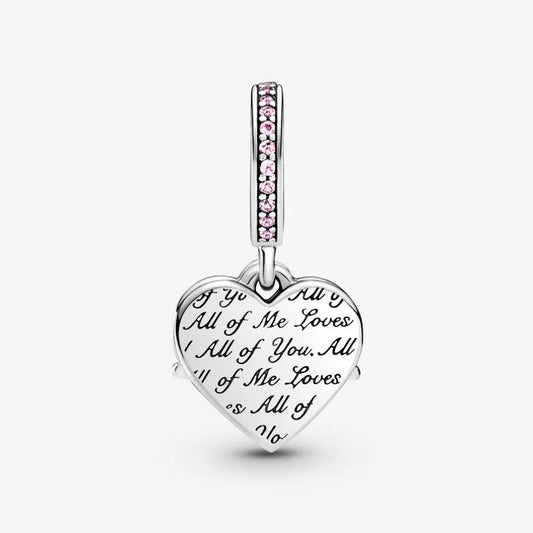 Pandora Heart and Mom Pendant Charm 799402C01