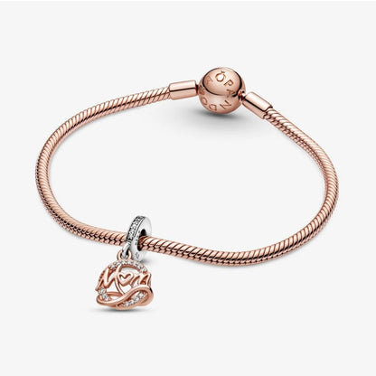 Pandora Mum Two-Tone Pendant Charm 789374C01
