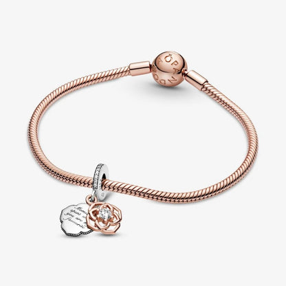 Pandora Two-Tone Pink Pendant Charm 789373C01