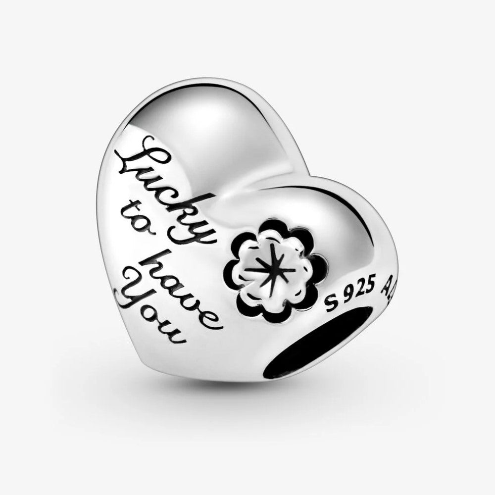 Charm Pandora Cuore e Quadrifoglio 799364C00